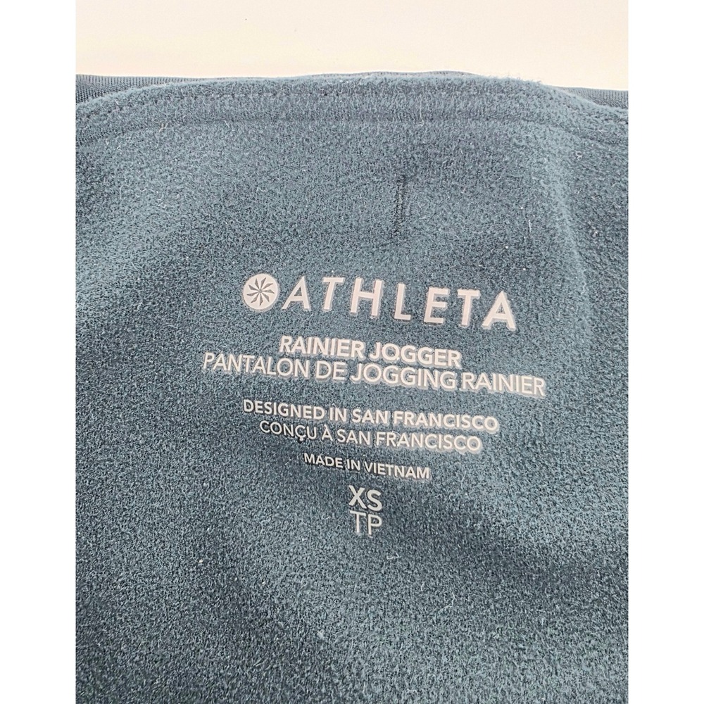 Athleta Rainier Jogger Pants Womens Size XS Green Athletic Hiking Performance - Picture 3 of 8